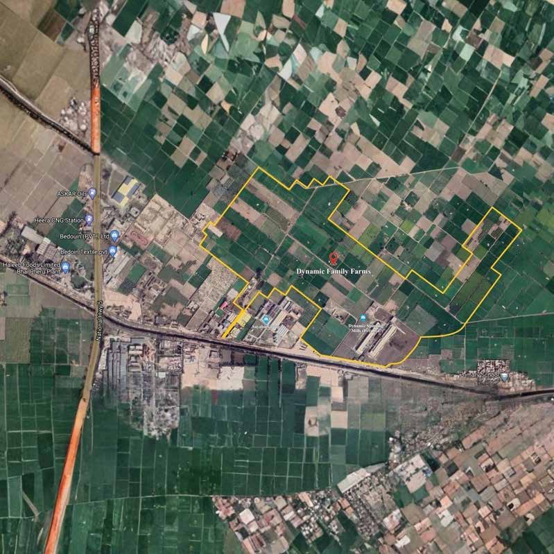 Map showing Dragon Logistics Park location
